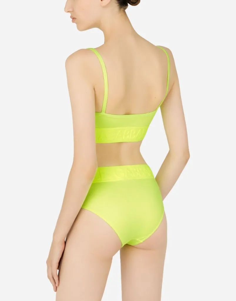 DOLCE & GABBANA - logo embossed bikini