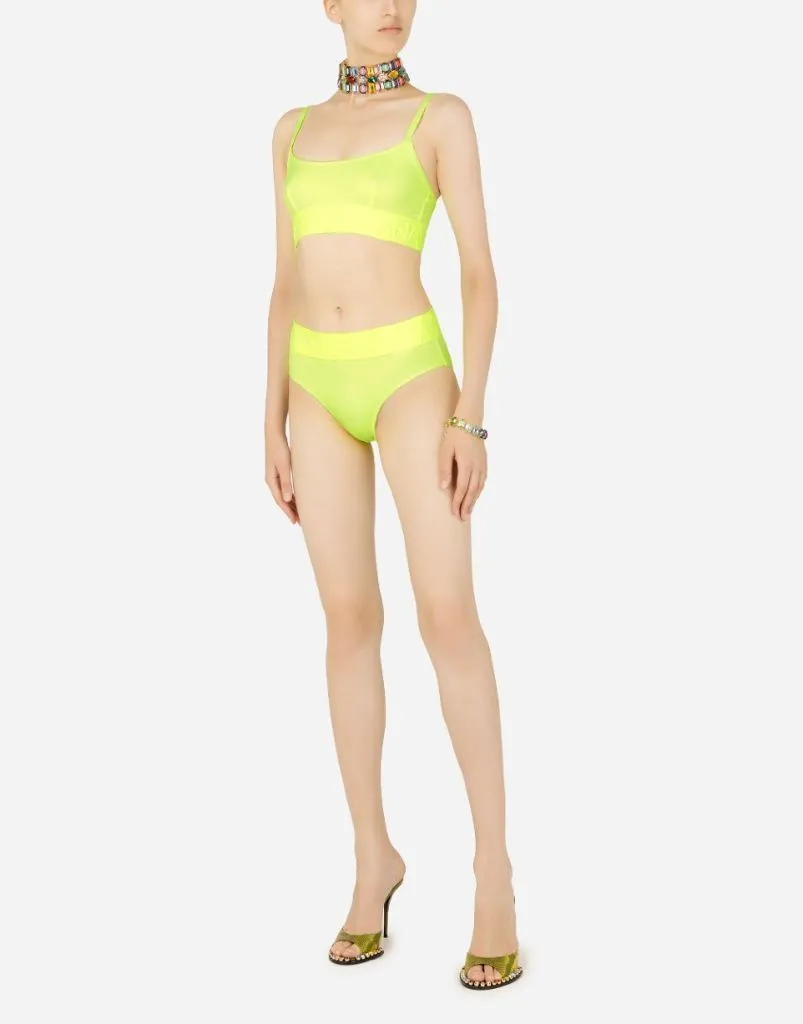 DOLCE & GABBANA - logo embossed bikini
