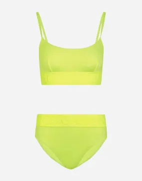 DOLCE & GABBANA - logo embossed bikini