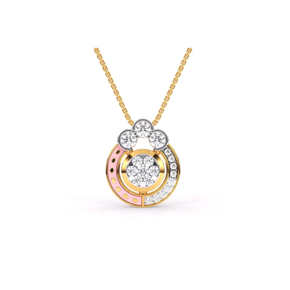 Dream of Dazzle Diamond Pendant For Girls