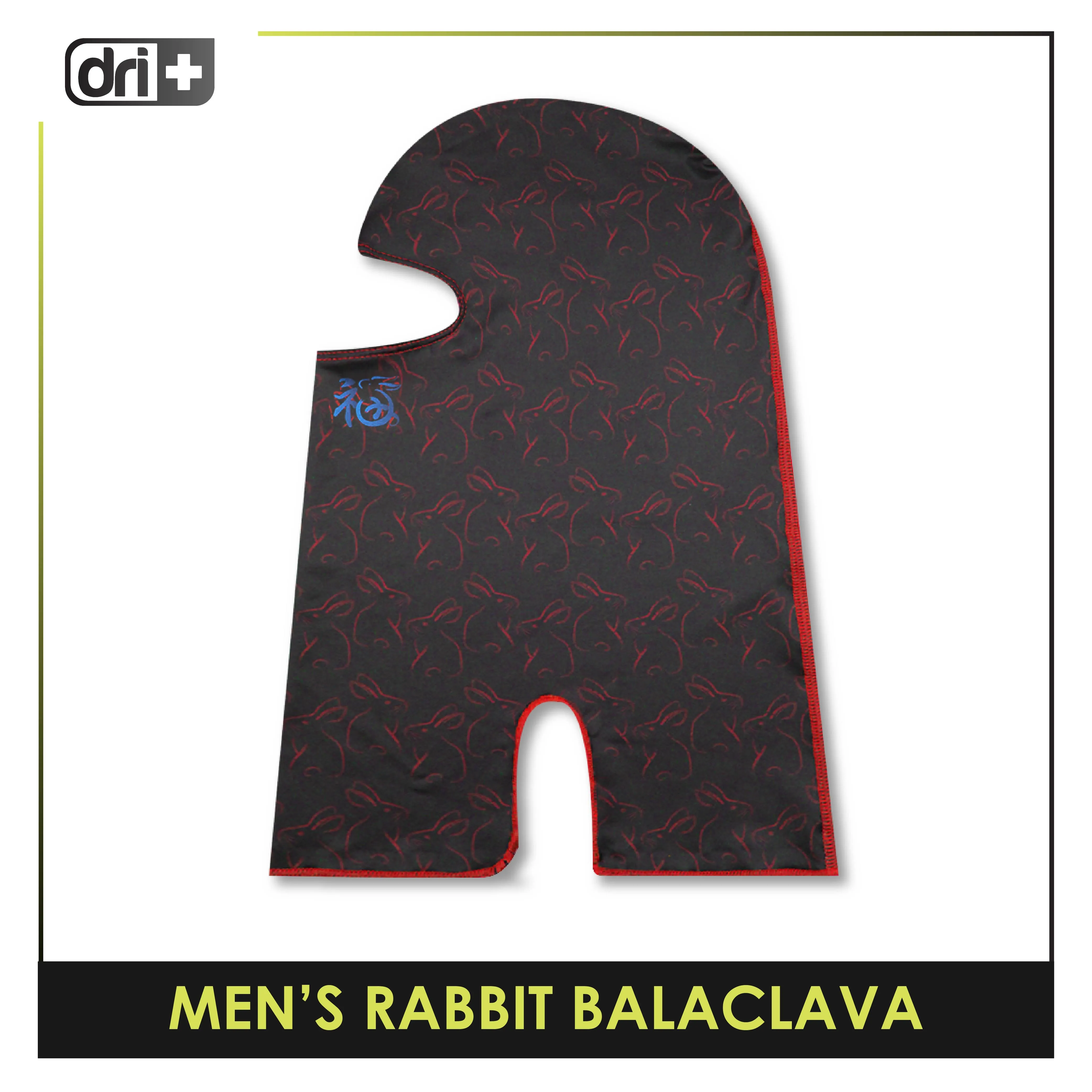 Dri Plus Men's Rabbit 2023 Washable Multi-Functional Moisture Wicking Balaclava 1 piece DMBCN3101