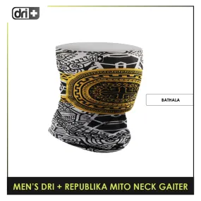Dri Plus Men's Republika Mito Washable Multi-Functional Moisture Wicking Neck Gaiter 1 piece DMNRM2301