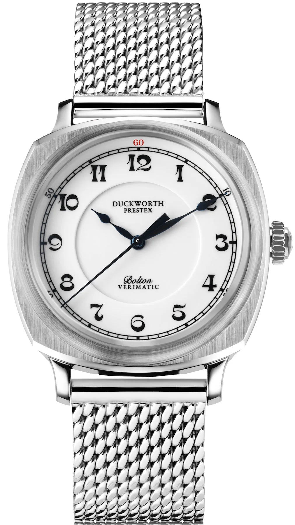 Duckworth Prestex Bolton Verimatic White Mesh Bracelet