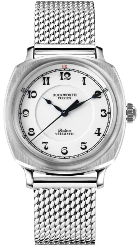 Duckworth Prestex Bolton Verimatic White Mesh Bracelet