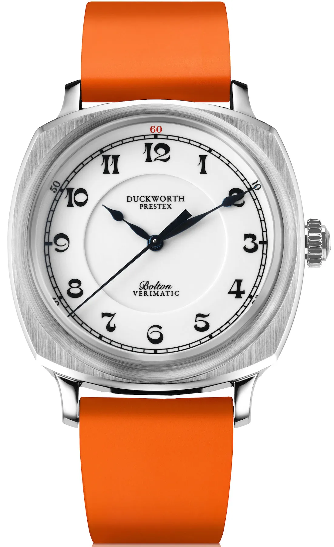Duckworth Prestex Bolton Verimatic White Orange Rubber