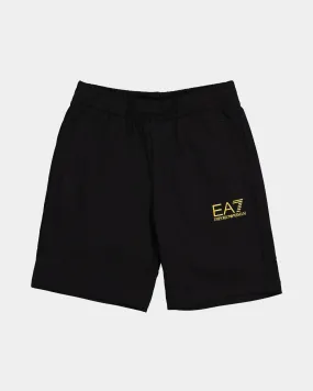 EA7 Emporio Armani Kids' 191 Bermuda Shorts Black/Gold