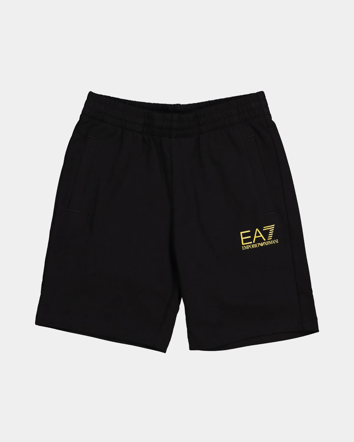 EA7 Emporio Armani Kids' 191 Bermuda Shorts Black/Gold
