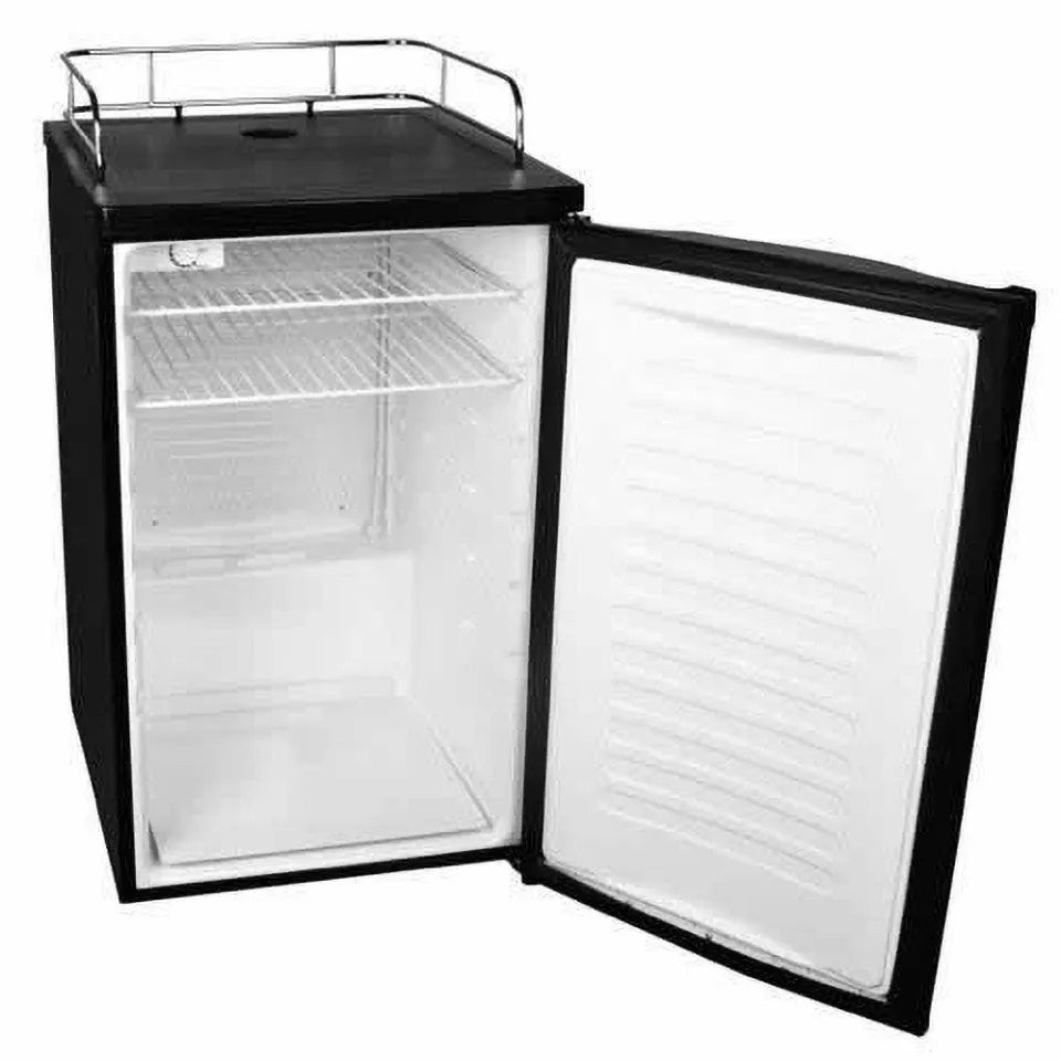 Edgestar BR2001BL 20" Wide Ultra Low Temp Refrigerator for Kegerator Conversion in Black