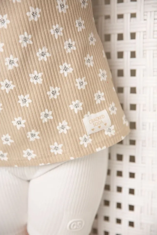 Ellie Embossed Shorts - Cream
