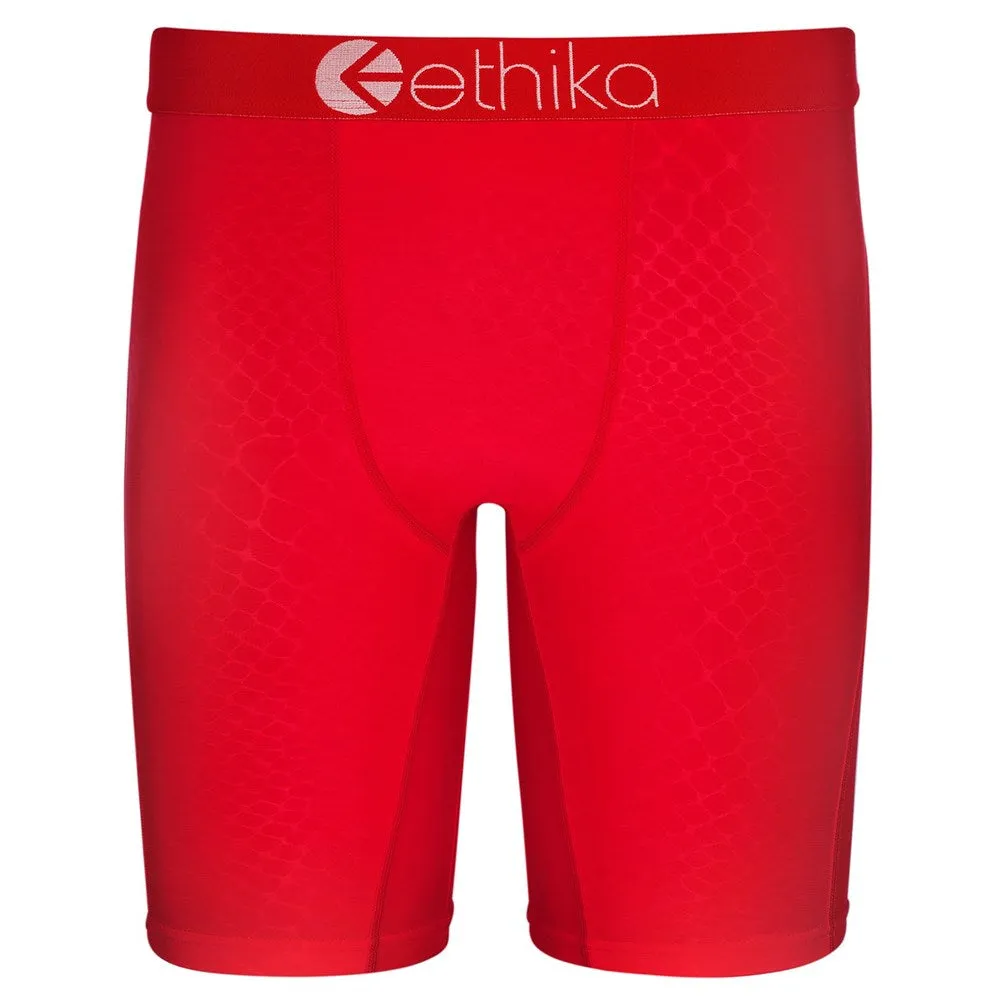 Ethika Python Embossed Red Staple