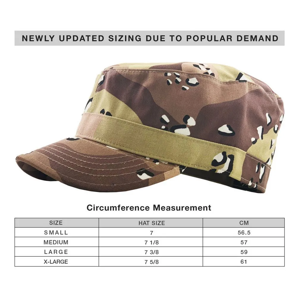 Ethos Army Cadet Cap i 100% Bomuld - Desert CAMO