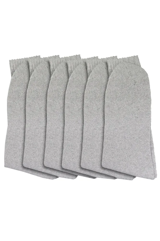 Everlast Men's 6 Pack Cotton Regular Tube Crew Socks Casual or Athletic