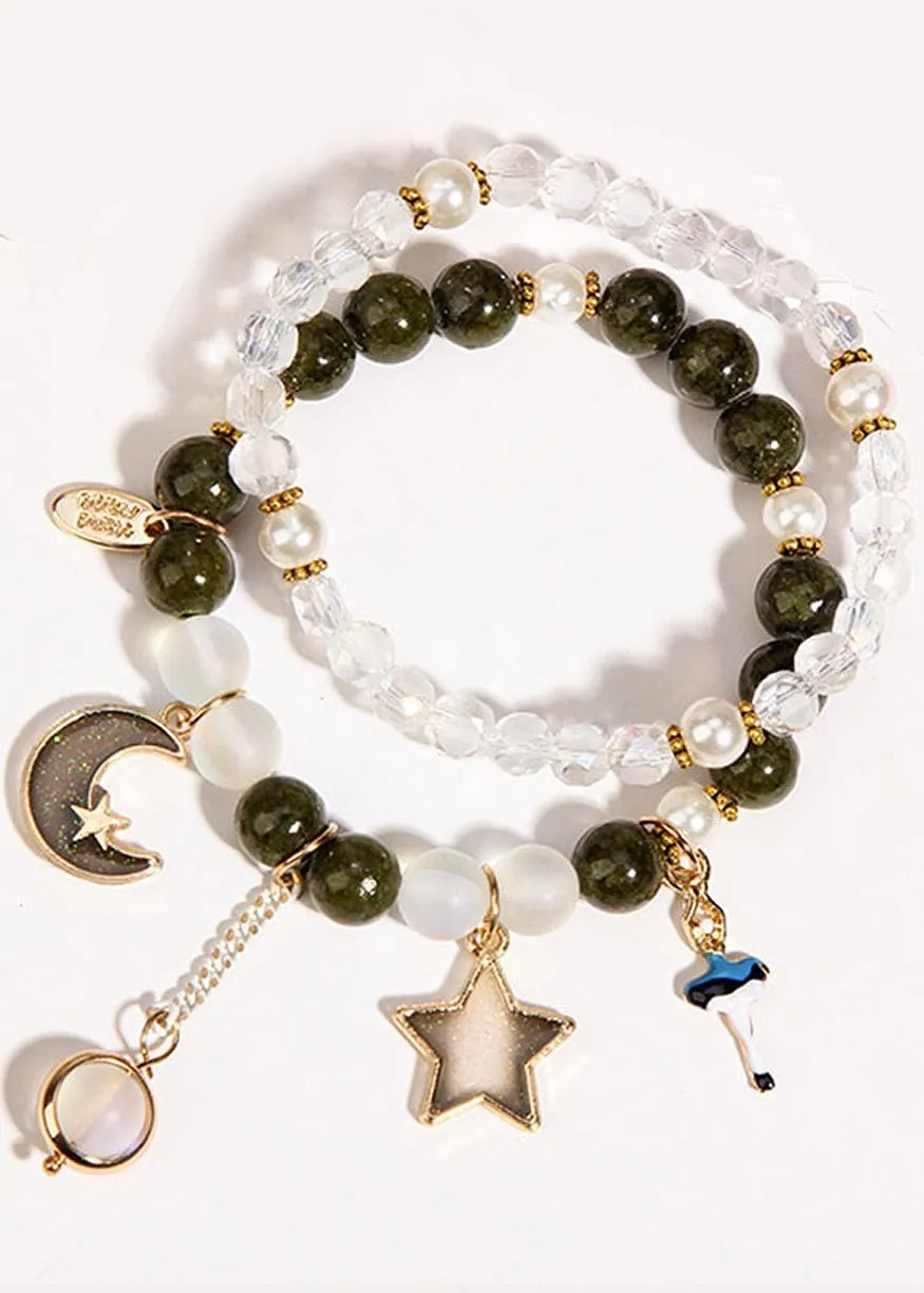 Fairycore Double Layer Crystal Bracelet