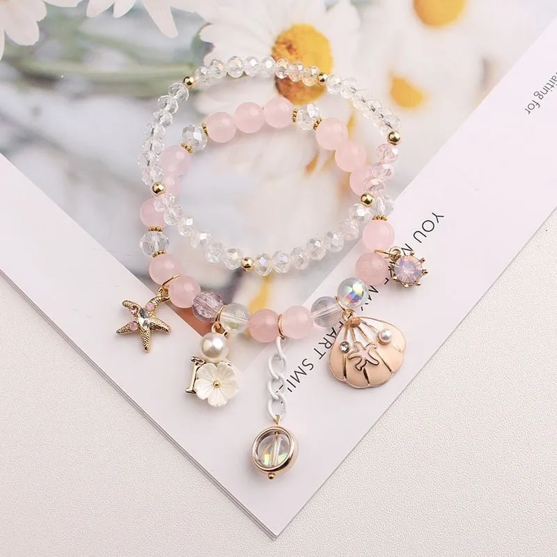 Fairycore Double Layer Crystal Bracelet