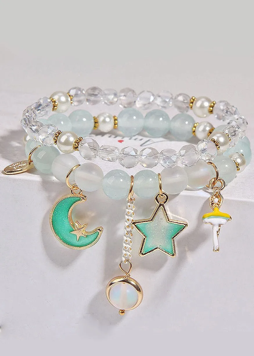 Fairycore Double Layer Crystal Bracelet