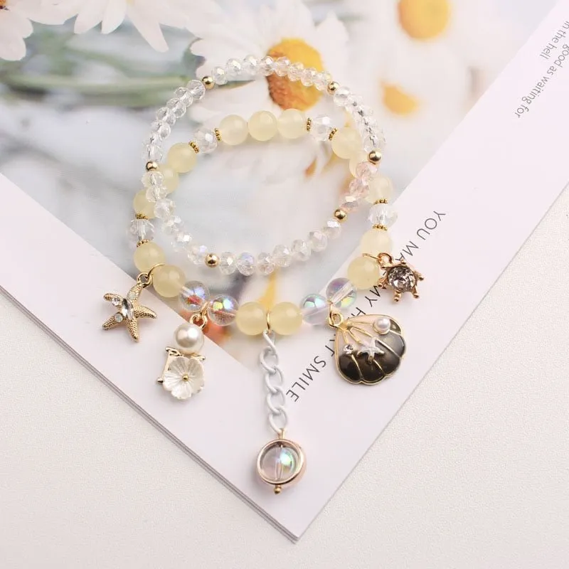 Fairycore Double Layer Crystal Bracelet
