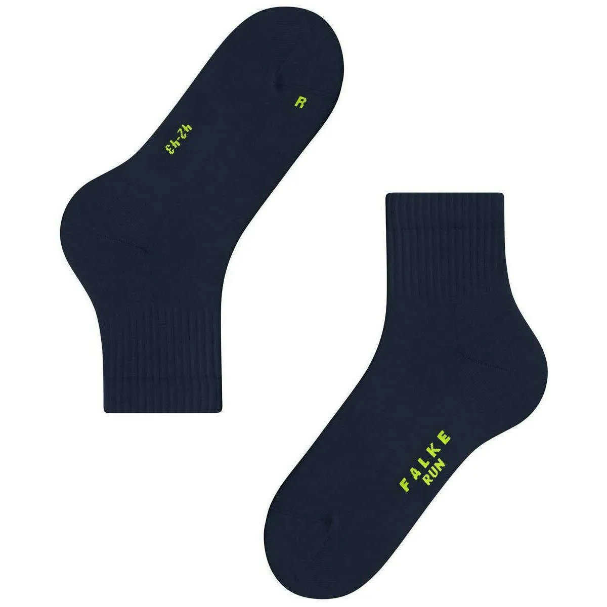 Falke Run Rib Short Socks - Marine Blue