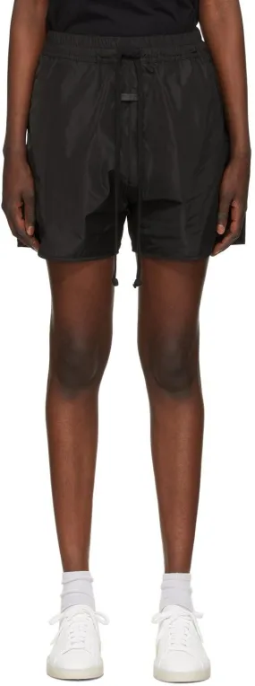 Fear of God Black Track Shorts