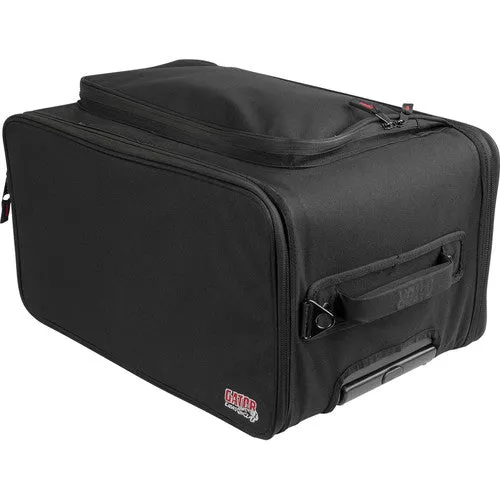Gator GR-RACKBAG-4UW Lightweight Rolling Rack Bag - 4U