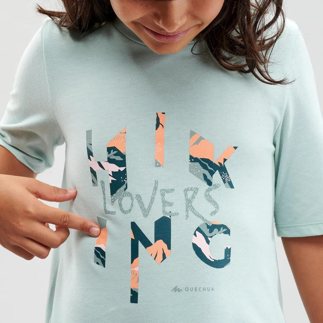 Girl's Hiking T-Shirt - MH 100