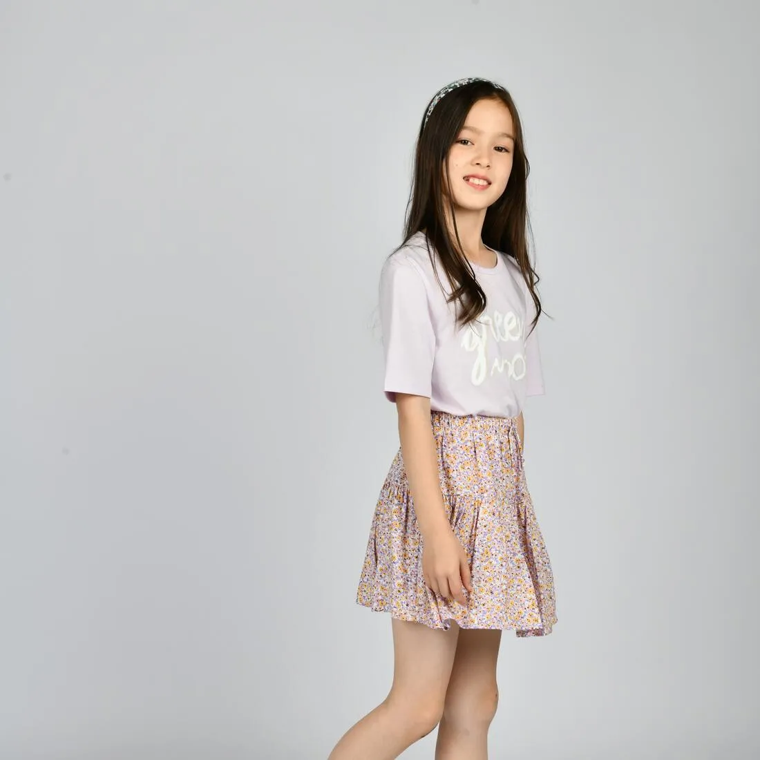 Girl's Hiking T-Shirt - MH 100