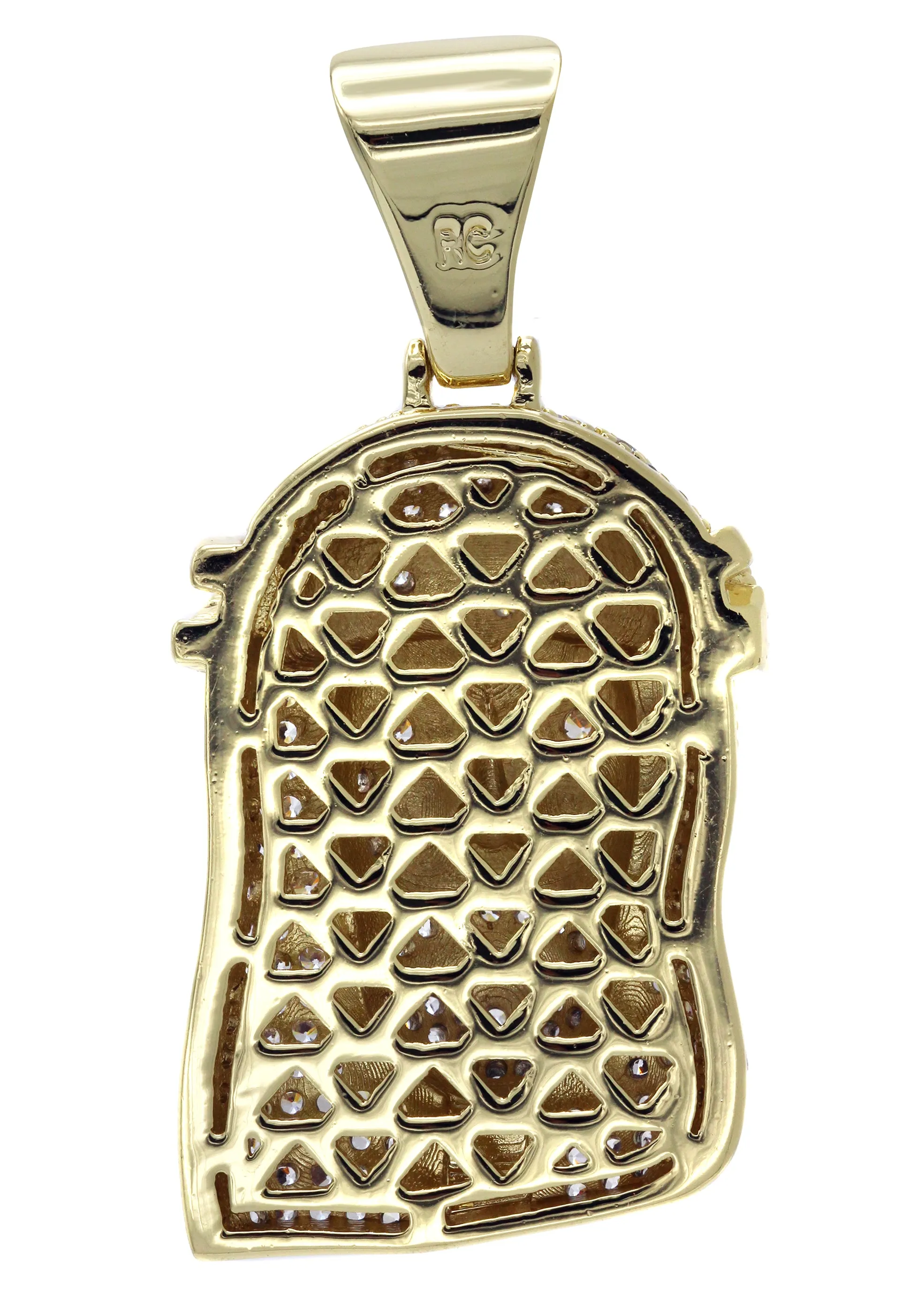 Gold Jesus Head Pendant | 14.8 Grams