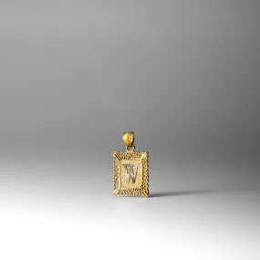 Gold Letter W Pendants | A-Z Gold Pendants