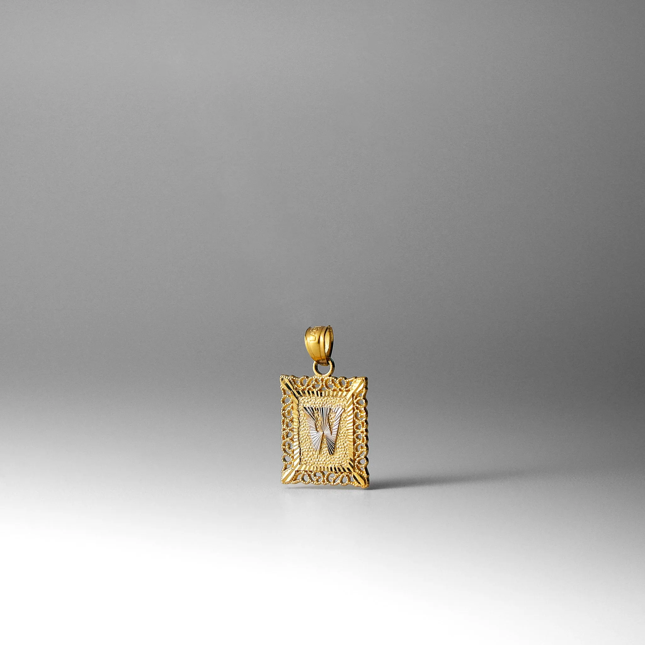 Gold Letter W Pendants | A-Z Gold Pendants