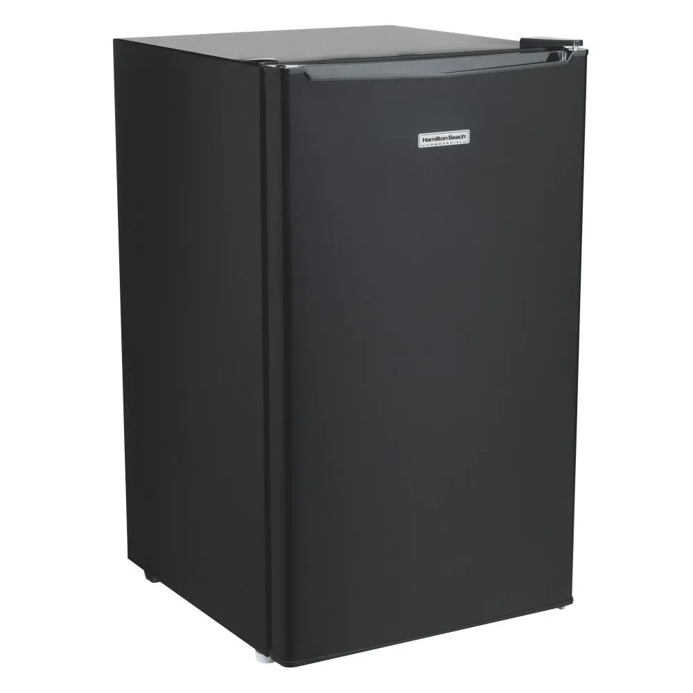 Hamilton Beach 3.2 cu. Black Mat Energy Star Adj Thermostat 3 removable glass shelves-Reverse Door 1/Pack