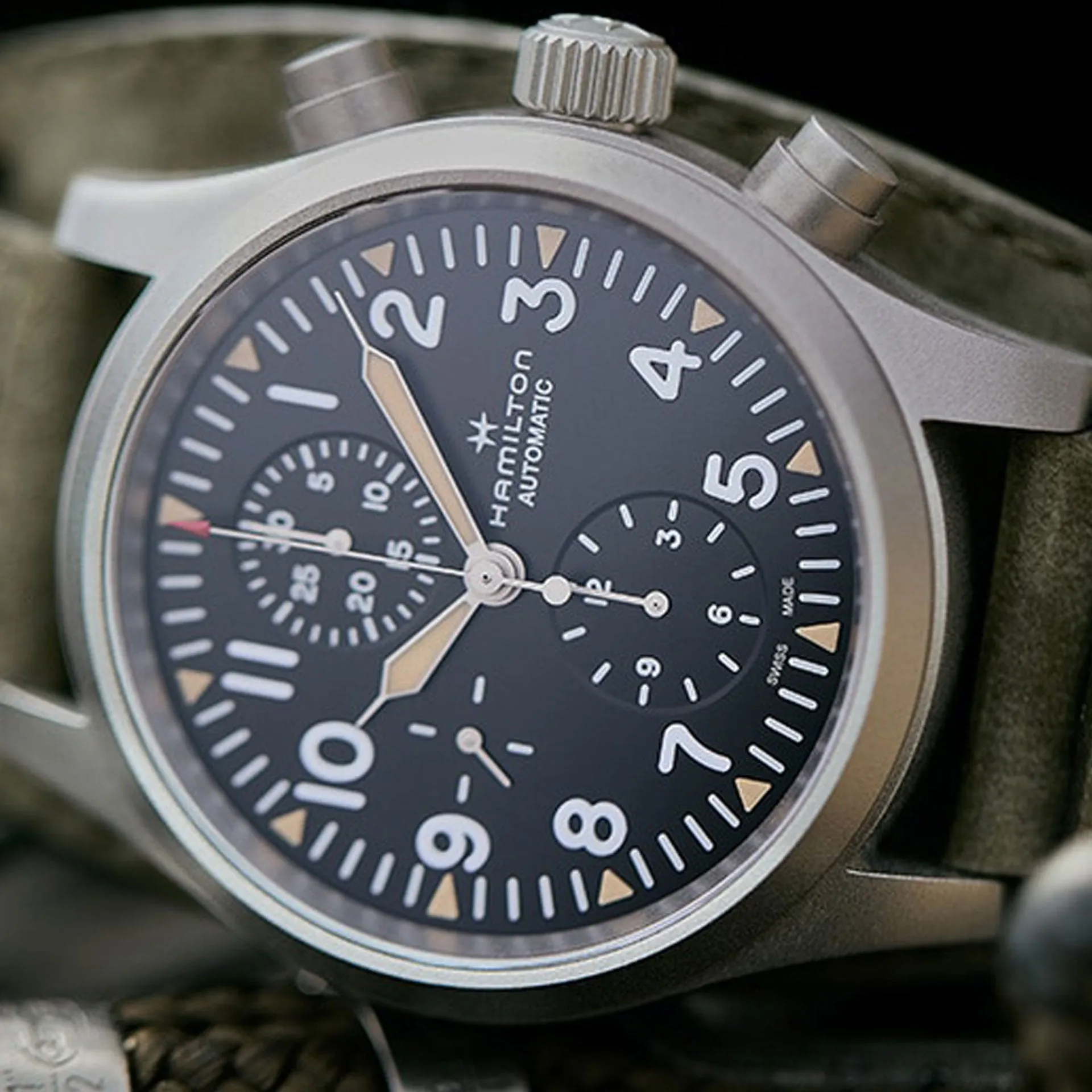 Hamilton Khaki Field Chrono Watch