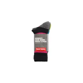 Hard Yakka Crew Womens Work Socks 3 Pack