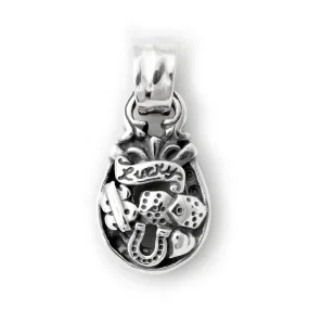 Horseshoe Pendant "LUCKY" Top - Medium