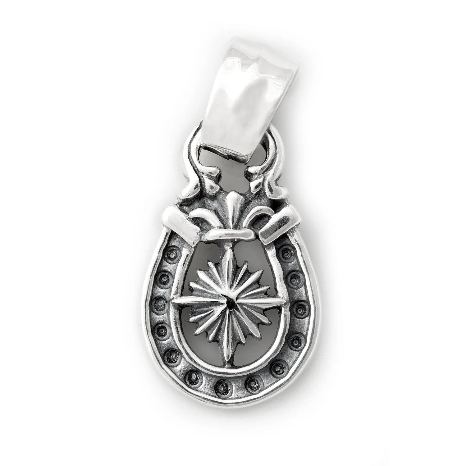 Horseshoe Pendant "NAUTICAL STAR" Top - Medium