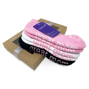 I am a great mom™ socks 3-pair set in gift box