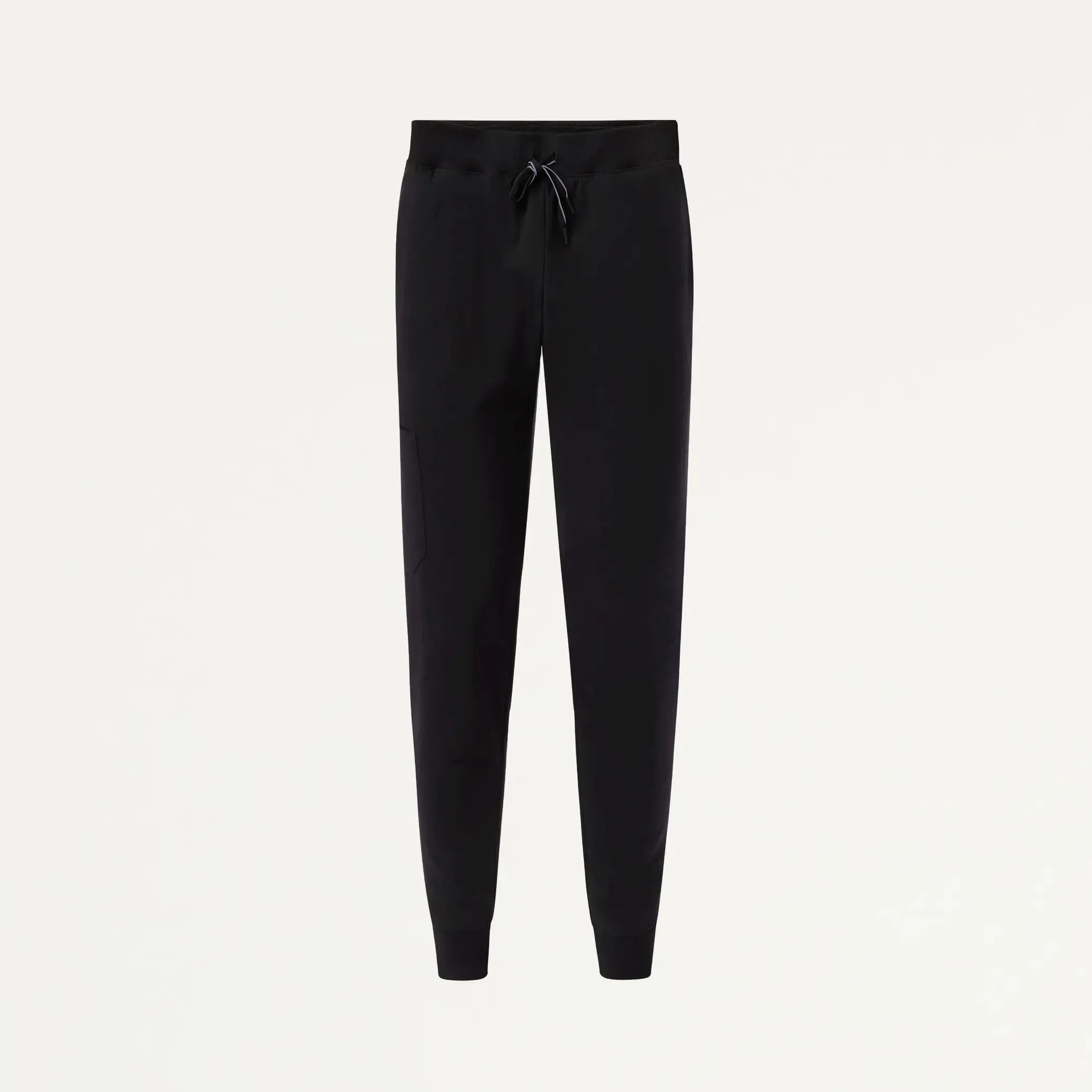 Jaanuu Women's Silex Slim Knit-Waist Scrub Jogger - Black