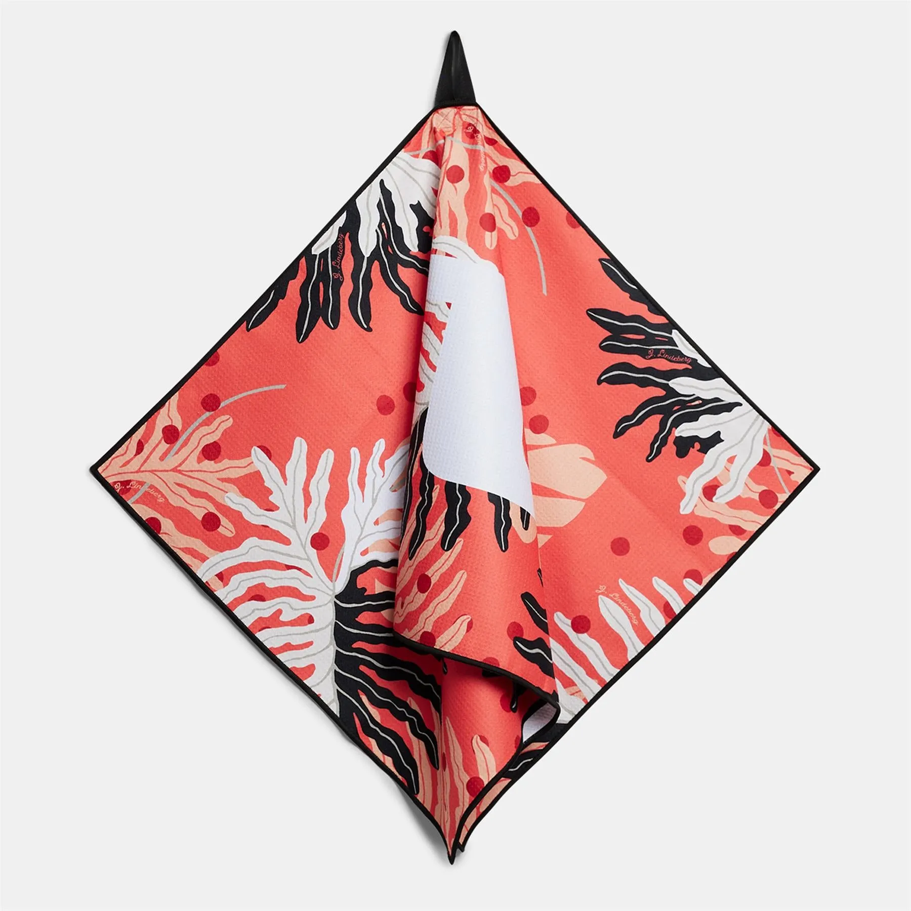 JL Bridge Towel Paradise Monstera Coral - W23