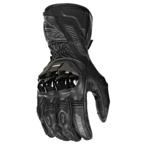Joe Rocket 'Flexium TX' Mens Black Leather Motorcycle Gloves