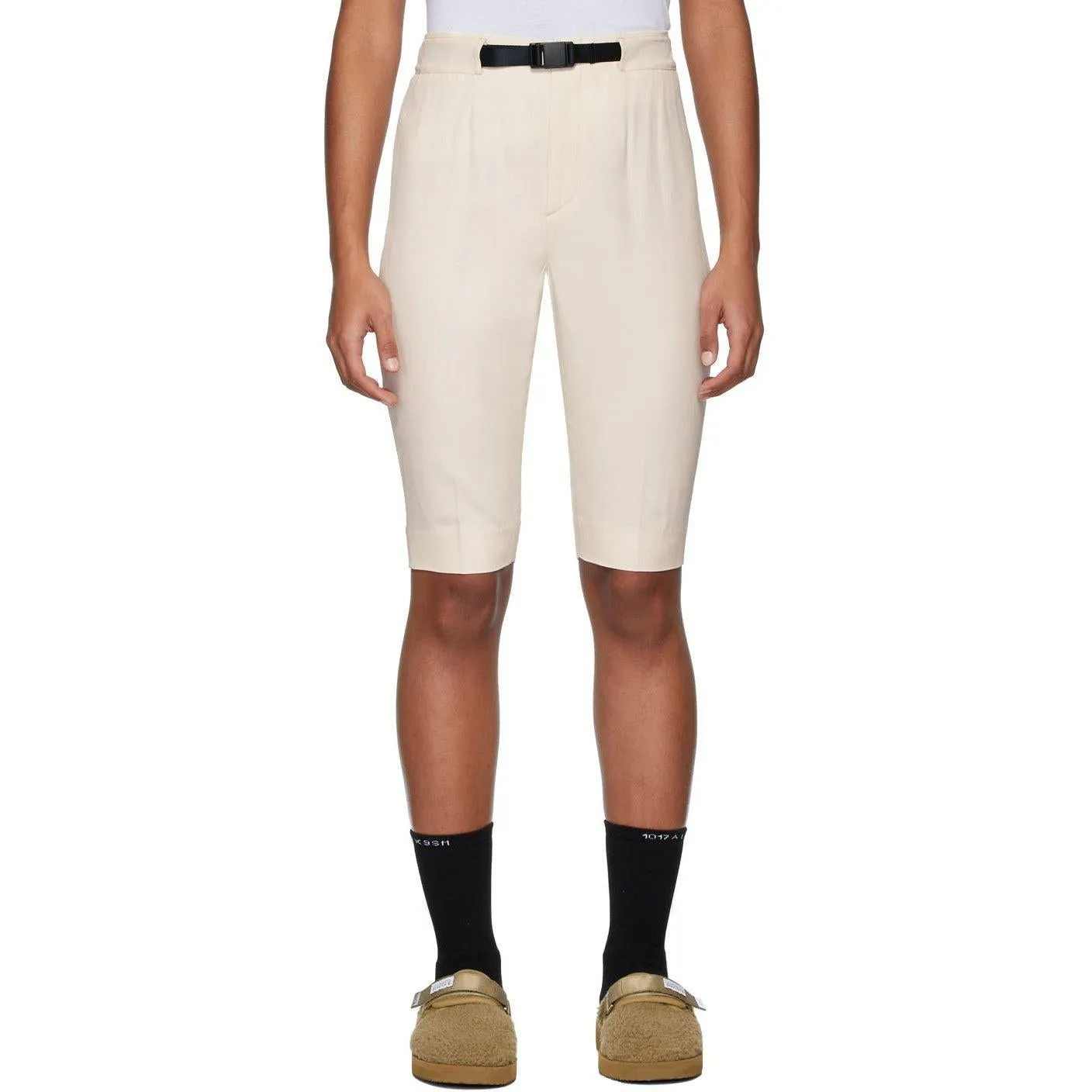 John Elliott Off-White Bermuda Shorts
