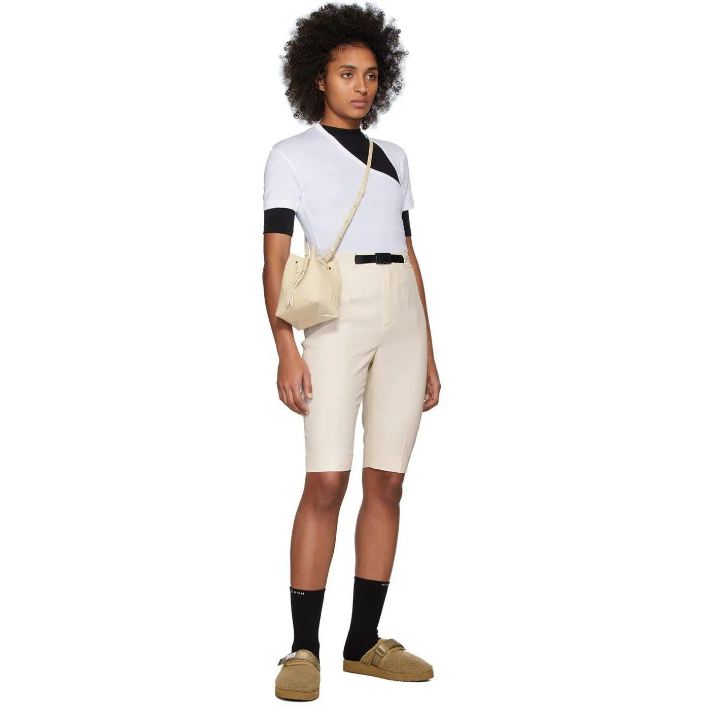 John Elliott Off-White Bermuda Shorts