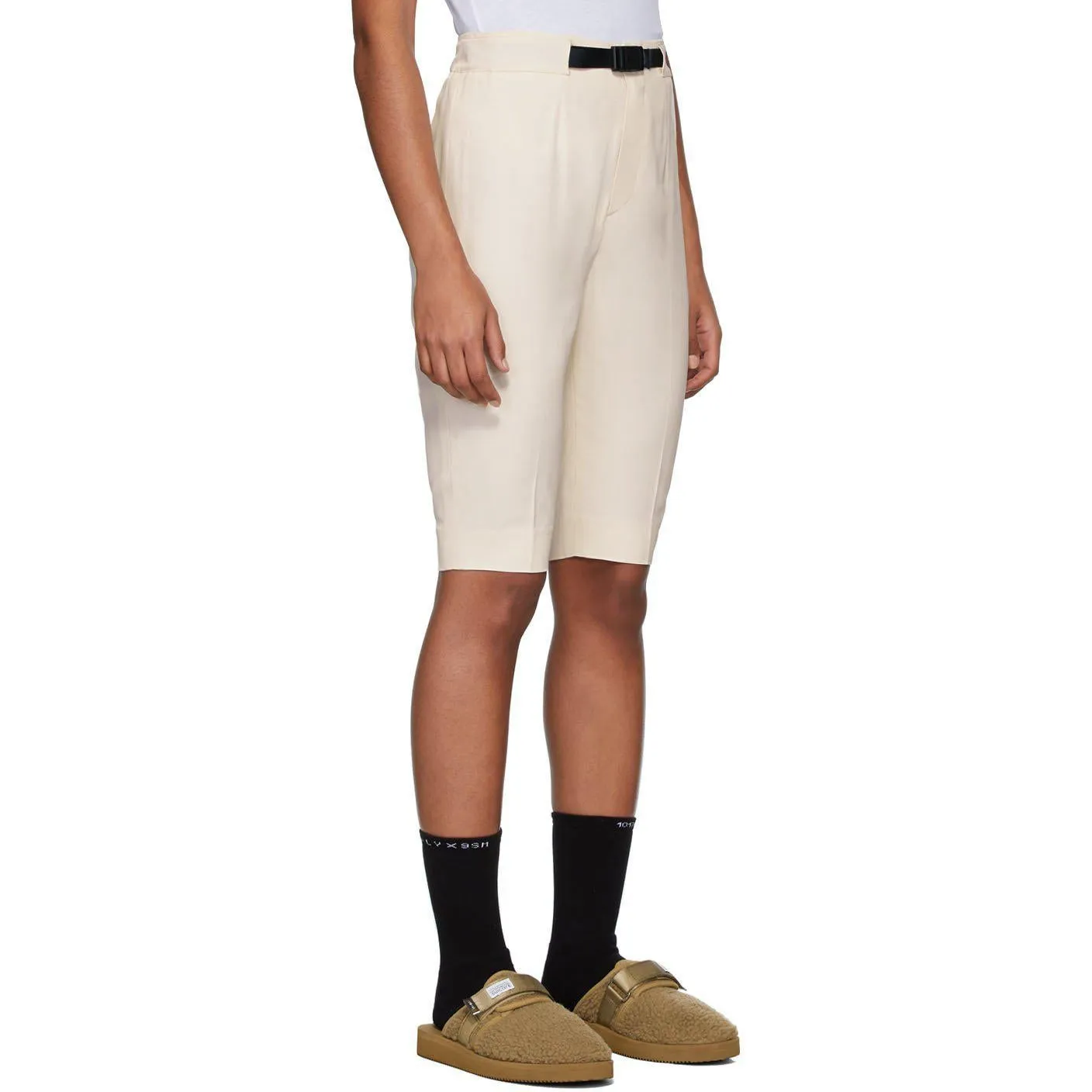 John Elliott Off-White Bermuda Shorts