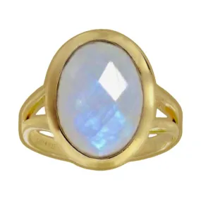 Laihas Iridescent Gold Moonstone Ring