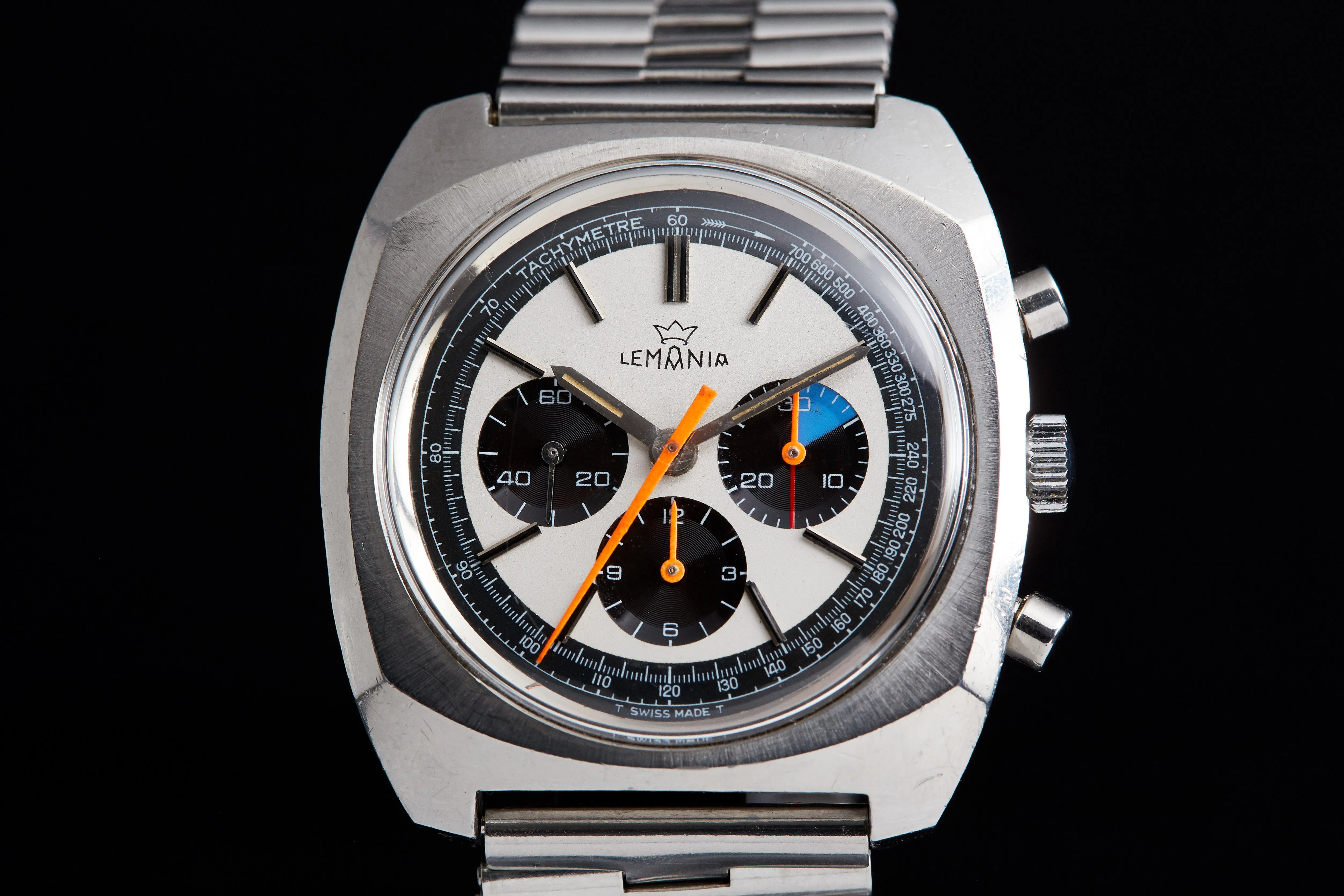 Lemania Triple Register Chronograph