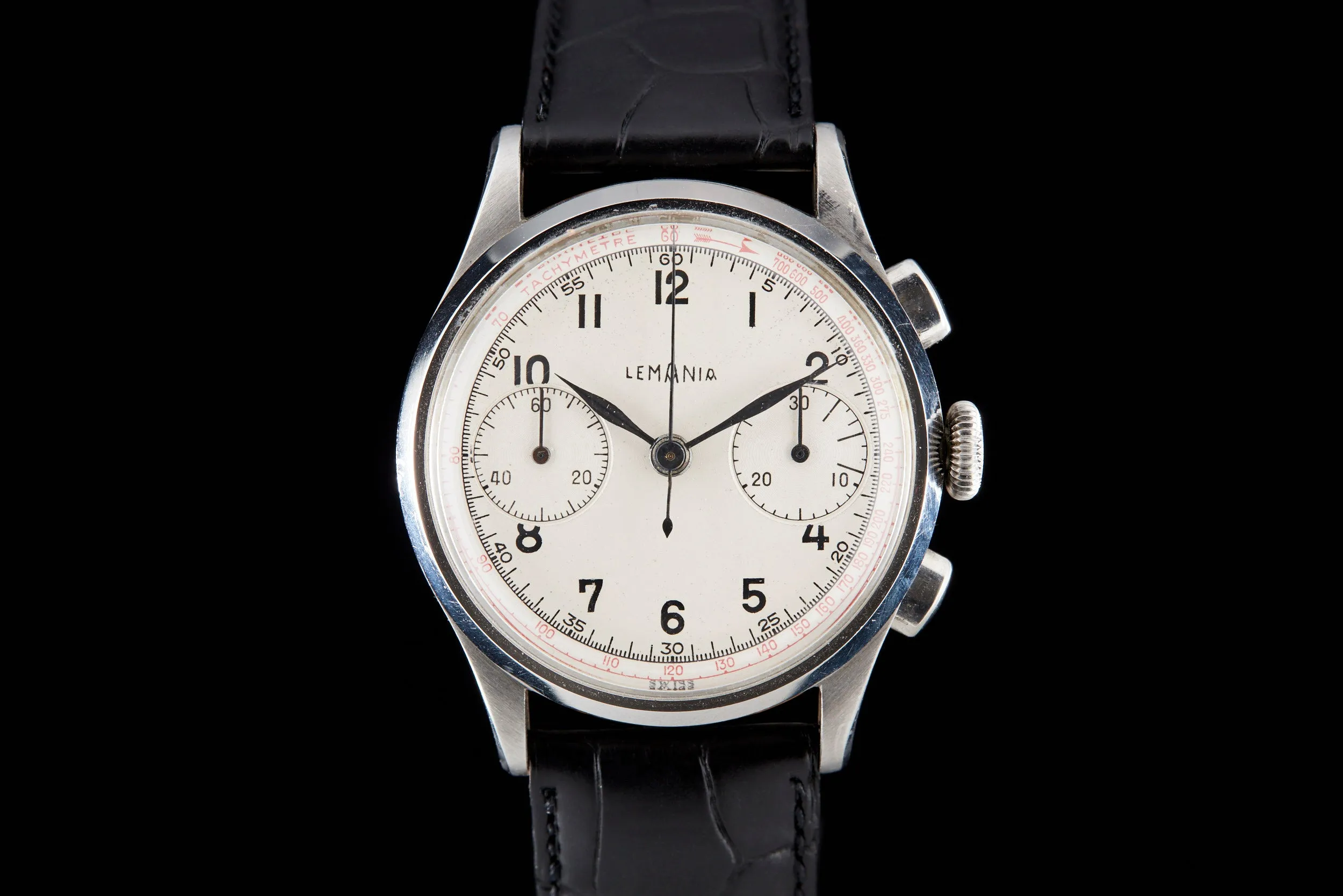 Lemania Two Register Chronograph