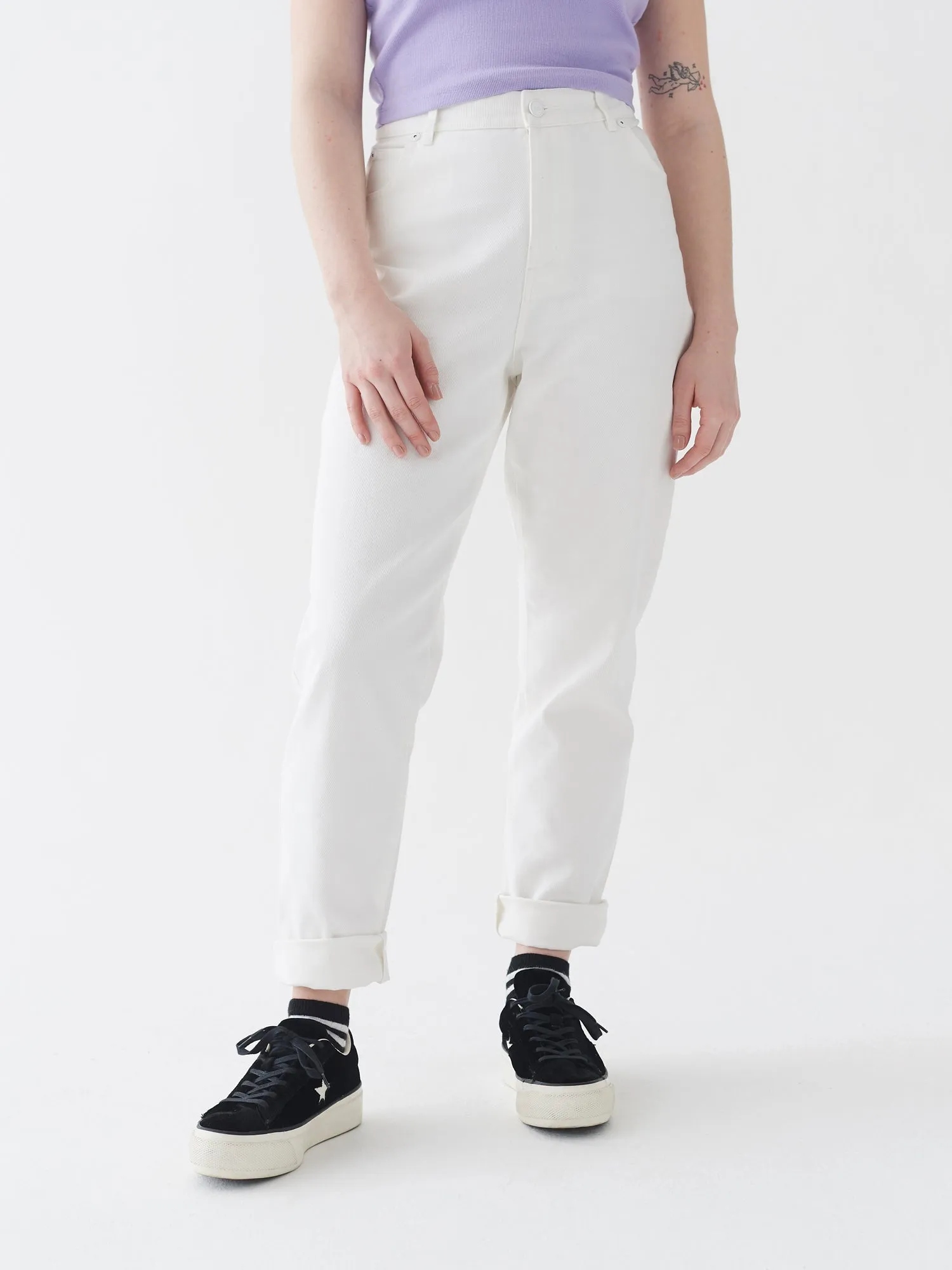 LO Mom Jeans - Off White