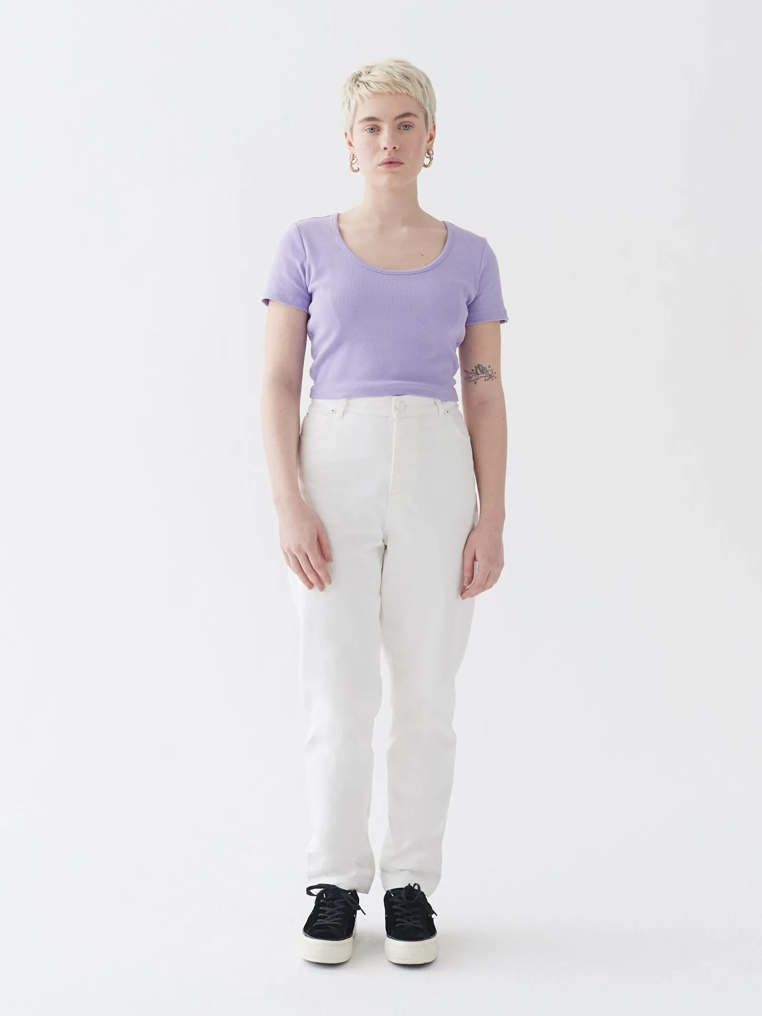 LO Mom Jeans - Off White