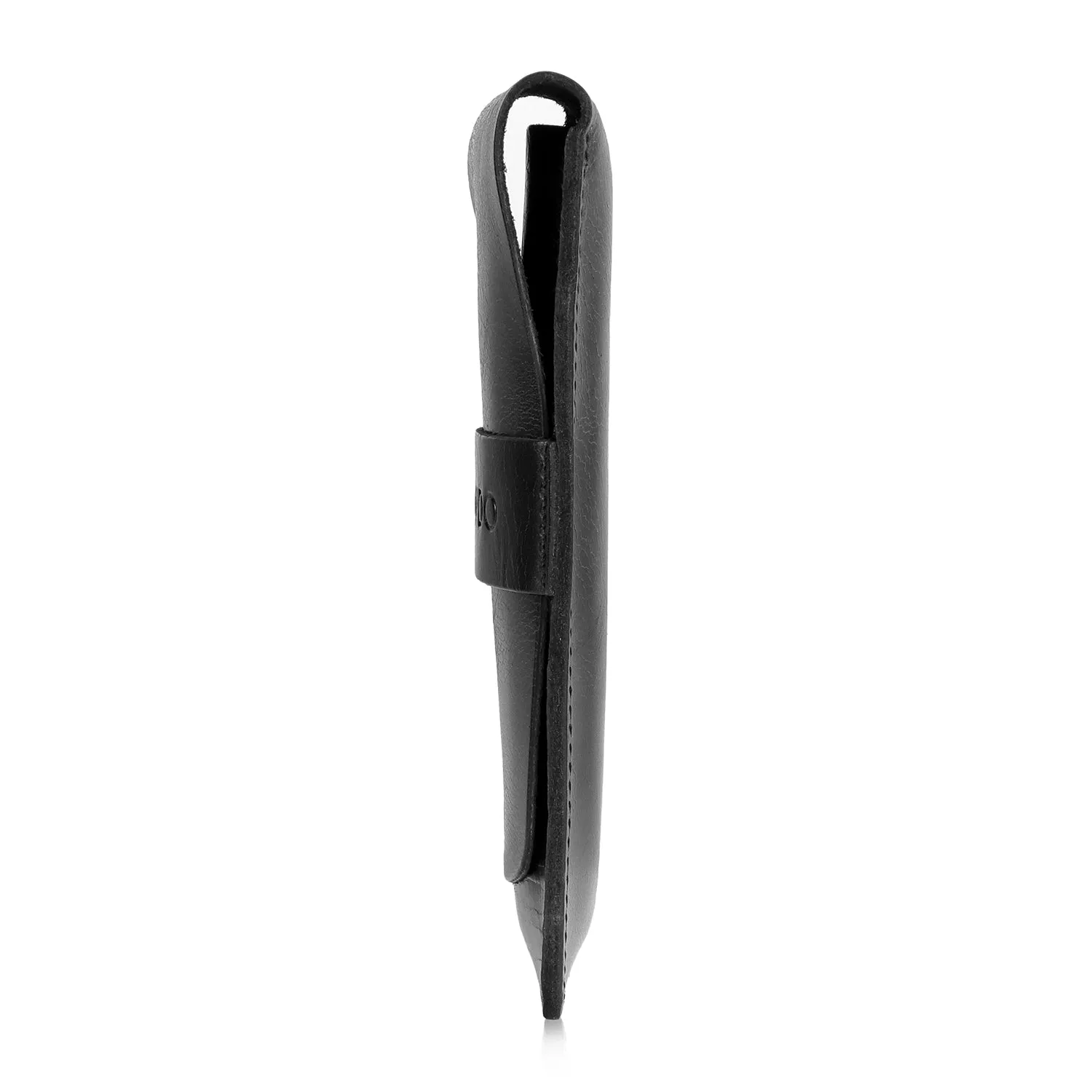 Londo Top Grain Leather Pen and Pencil Case with Tuck in Flap