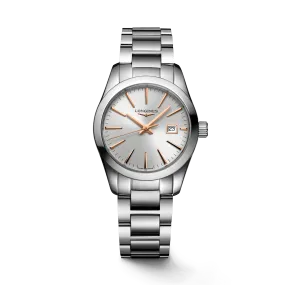 Longines Conquest Classic Women's 29.5mm Stainless Steel Quartz Watch L2.286.4.72.6