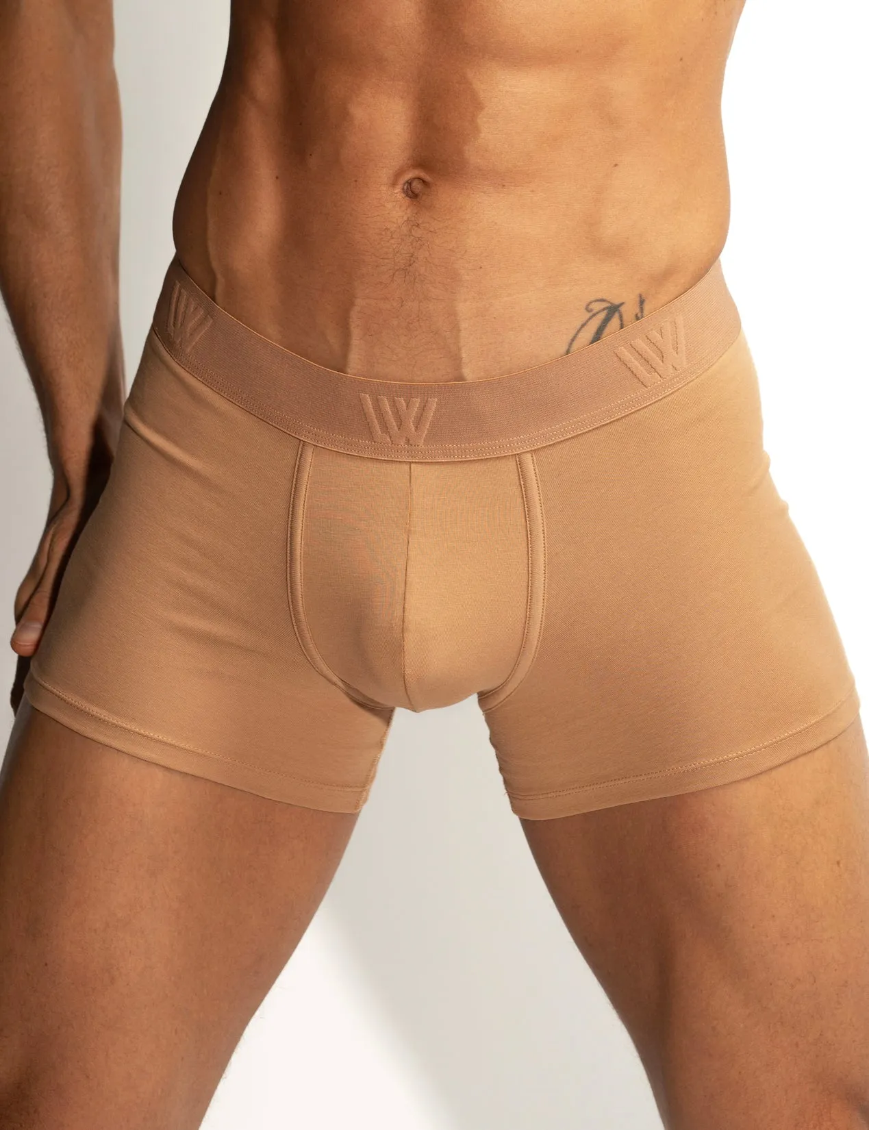 LVW SKIN BOXER BRIEF - Macchiato