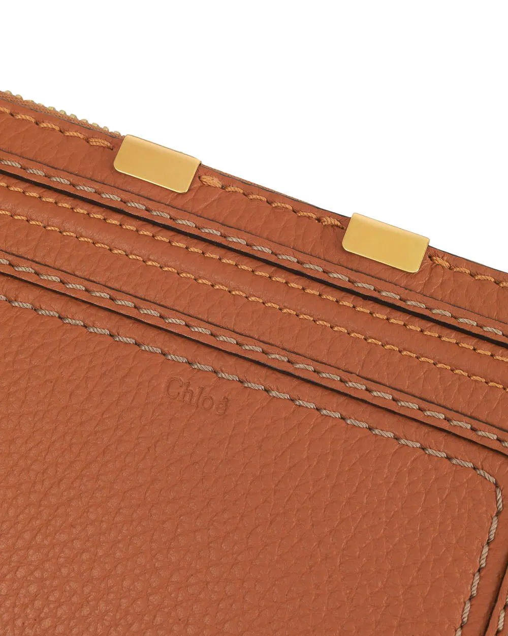 Marcie Long Zipped Wallet in Tan