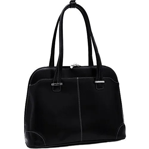 Mckleinusa Avon 96655 Black Leather Ladies' Briefcase